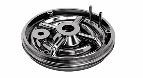 metal 3d printed part with internal radii